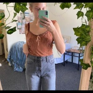 Free People Lace Top